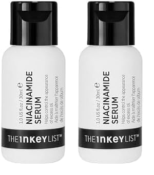 The Inky List Niacinamide 10% Serum, Lightweight Oil Control Serum Helps Reduce Blemishes and the Appearance of Redness, Hydrating 1% Hyaluronic Acid 30 ml, 1 fl oz (Pack of 2)