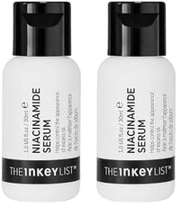 The Inky List Niacinamide 10% Serum, Lightweight Oil Control Serum Helps Reduce Blemishes and the Appearance of Redness, Hydrating 1% Hyaluronic Acid 30 ml, 1 fl oz (Pack of 2)
