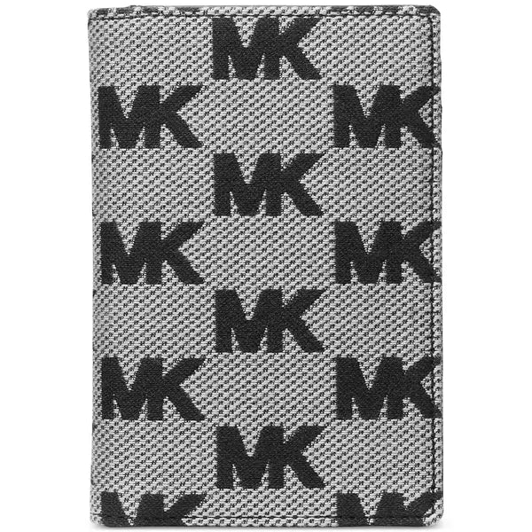 Michael Kors Men's Malone Leather MK Logo Folding Card Case