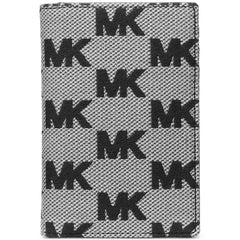 Michael Kors Men's Malone Leather MK Logo Folding Card Case