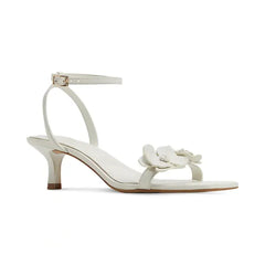 ALDO Women's Daisyrose Floral Kitten Heel Dress Sandals, Stylish and Comfortable Footwear