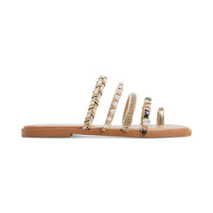 ALDO Women's Lindya Embellished Strappy Flat Sandals, Stylish and Comfortable Footwear