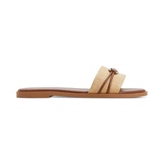 ALDO Women's Vasia Hardware-Trim Slide Flat Sandals, Stylish Sleek Comfortable Flats