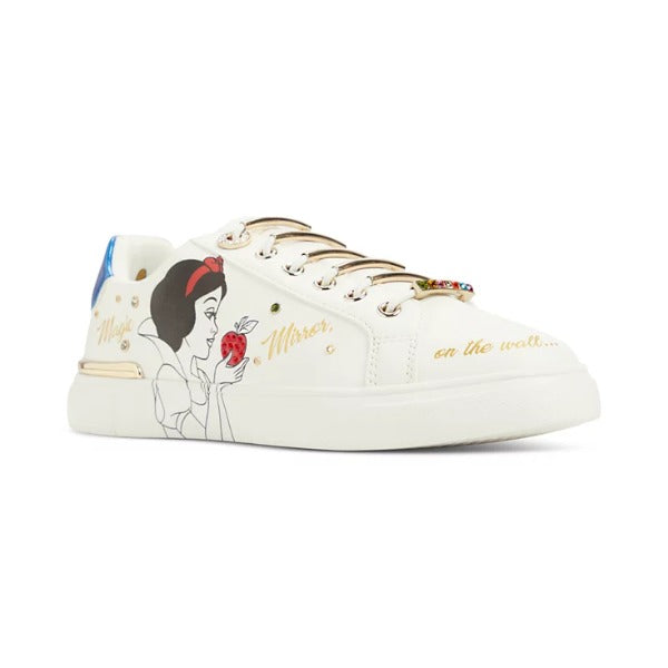 ALDO x Disney Women's Snow white kicks Lace-Up Low-Top Sneakers, White