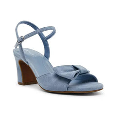 Anne Klein Womens Rosy Bow Block Heel Dress Sandals, Elegant and Comfortable Heels