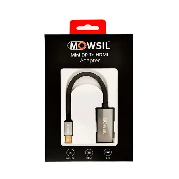 Mowsil Mini DP to HDMI Converter Adapter