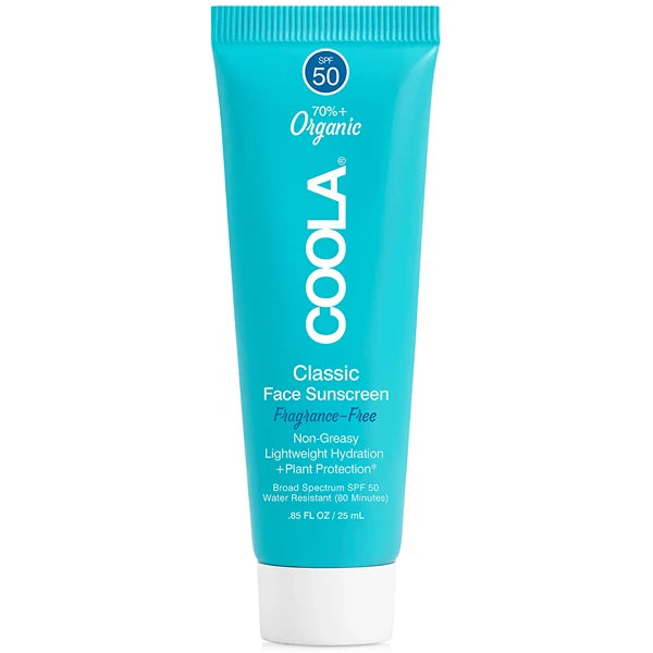 COOLA Classic Face Sunscreen Lotion SPF 50, 0.85 oz.