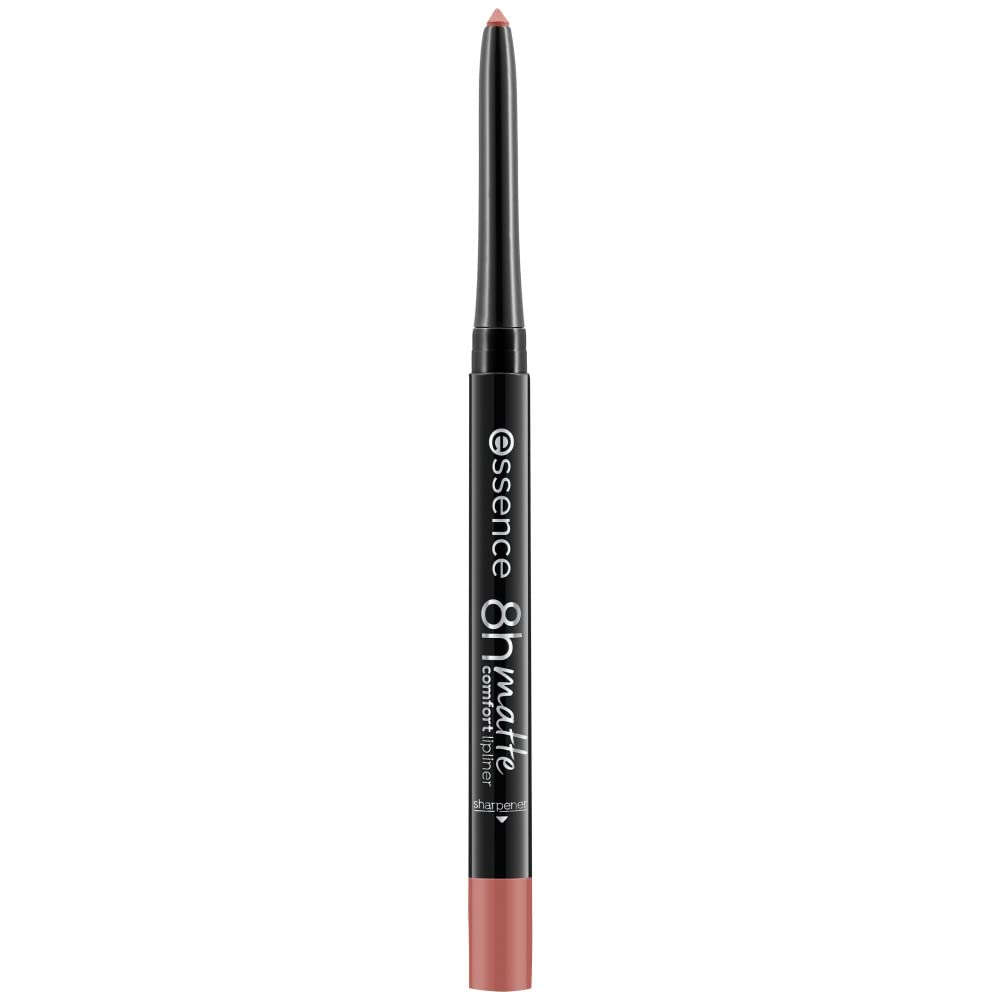 Essence 8h matte comfort lipliner 04, Rosy Nude