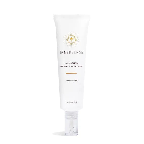 INNERSENSE Organic Beauty - Natural Hair Renew Pre-Wash Treatment | Clean Scalp Care For Optimal Hair Growth (2 fl oz | 59.1 ml)