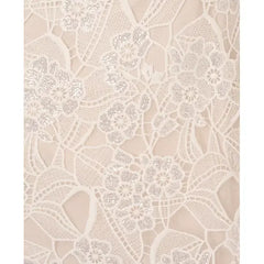 Adrianna Papell Women's Sequined Lace Gown, Perfect for Glamorous Events, Ivory