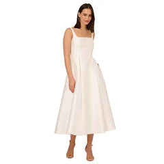Adrianna Papell Women's Mikado Fit and Flare Dress for Timeless Elegance and Sophistication