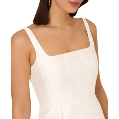 Adrianna Papell Women's Mikado Fit and Flare Dress for Timeless Elegance and Sophistication