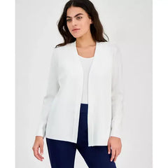 Anne Klein Petite Newport Open Front Cardigan, Lightweight Stylish Layering Sweater