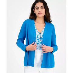 Anne Klein Petite Newport Open Front Cardigan, Lightweight Stylish Layering Sweater