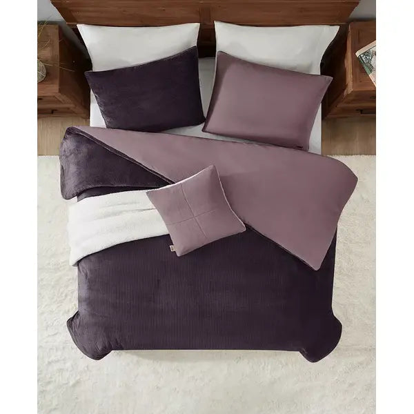 UGG® Brody Reversible 5-Pc Comforter Set Twin/Twin XL Soft, Cozy Bedding Set