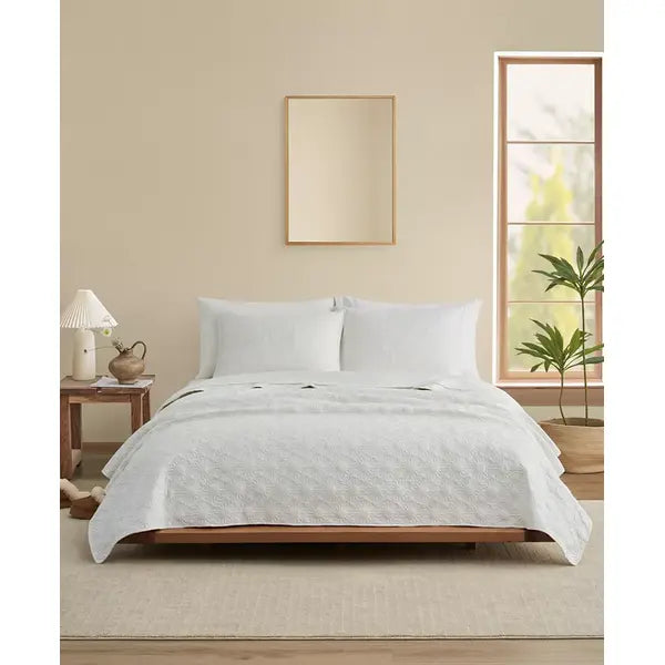 UGG® Devon Sun Logo Quilt Set, Soft and Stylish Bedding for a Cozy Bedroom Look