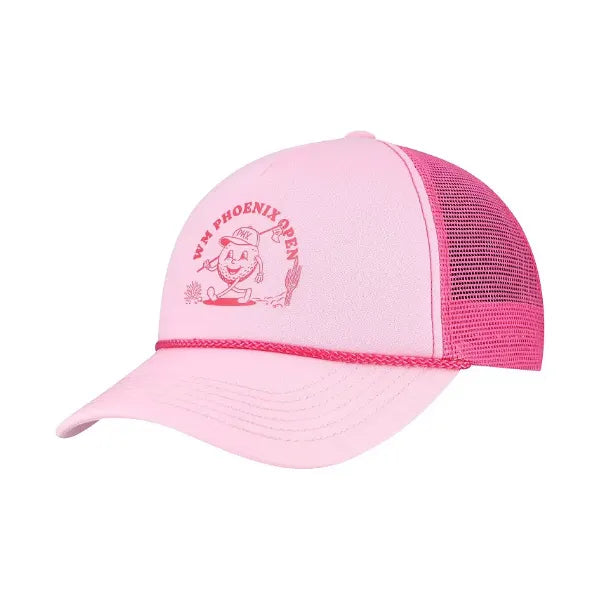 Ahead Men's and Women's Pink WM Phoenix Open Pipeline Rope Adjustable Hat
