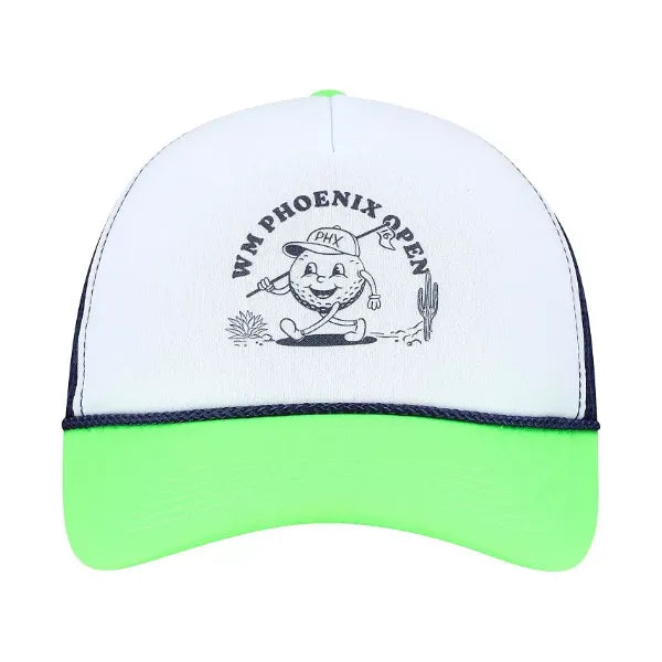 Ahead Men's and Women's White WM Phoenix Open Pipeline Rope Adjustable Hat