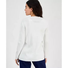 Anne Klein Womens Newport Kissing Front Cardigan, Lightweight Elegant Layering Sweater