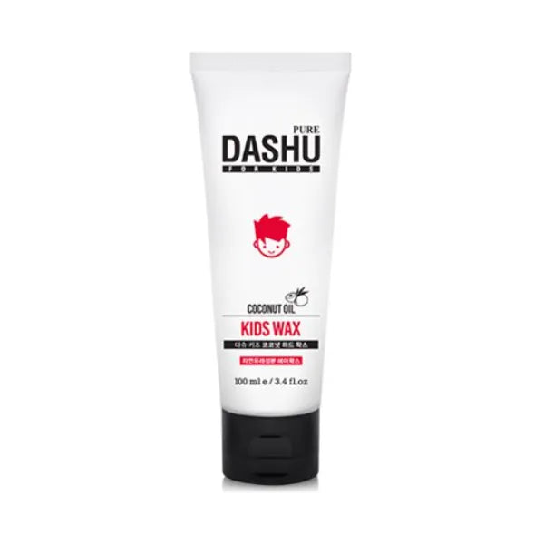 DASHU Kids Coconut Hair Wax Strong Hold Styling Wax with Coconut-Derived Ingredients for a Natural Look, Made in Korea