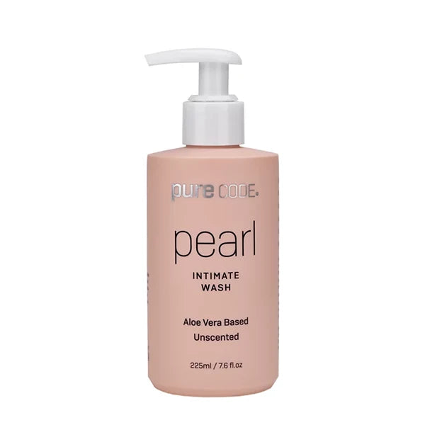 PURECODE Pearl Probiotic Aloe Vera Intimate Wash, 225ml/7.6fl.oz