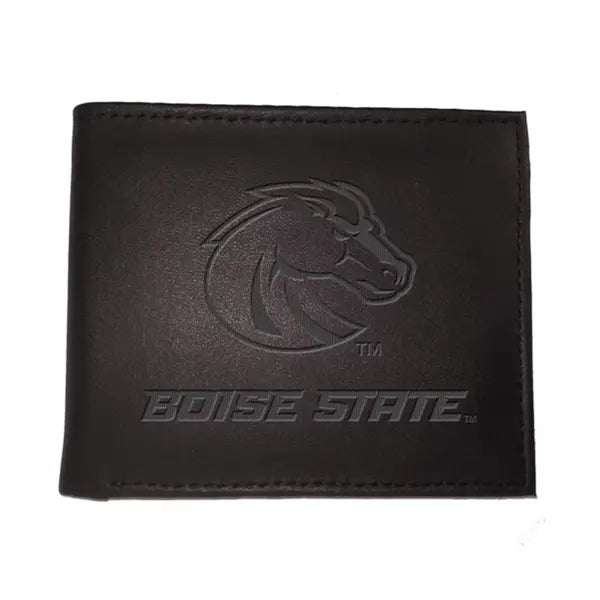 Evergreen Enterprises Men's Black Boise State Broncos Hybrid Bi-Fold Wallet