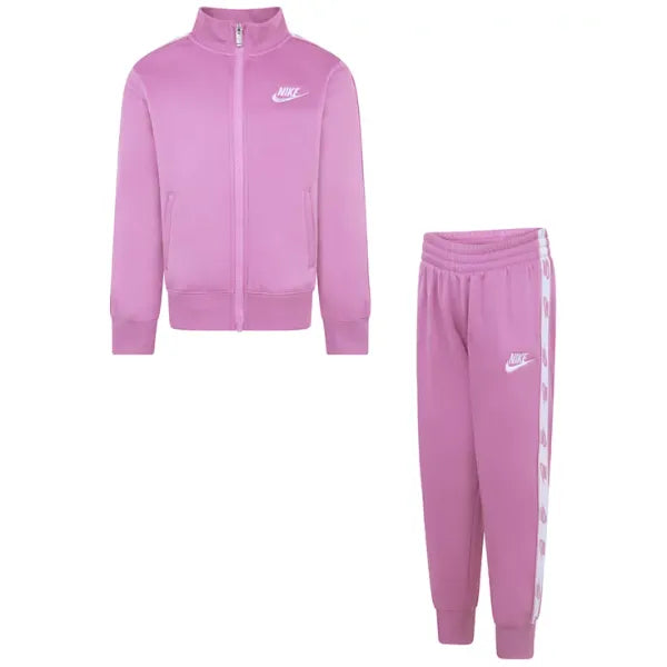 Nike Little Girls Logo-Taping Jacket & Pants, 2 Piece Set