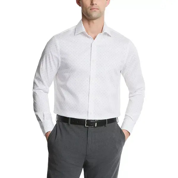 Tommy Hilfiger Men's Flex Regular Fit Stretch Twill Dress Shirt