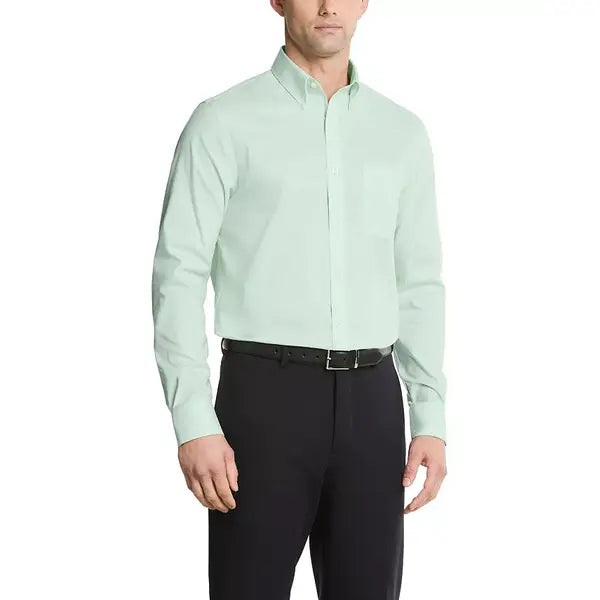Tommy Hilfiger Men's TH Flex Regular Pinpoint Dress Shirt