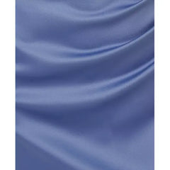 Adrianna Papell Womens Square Neck Satin Slit Front Gown, Elegant Formal or Evening Dress