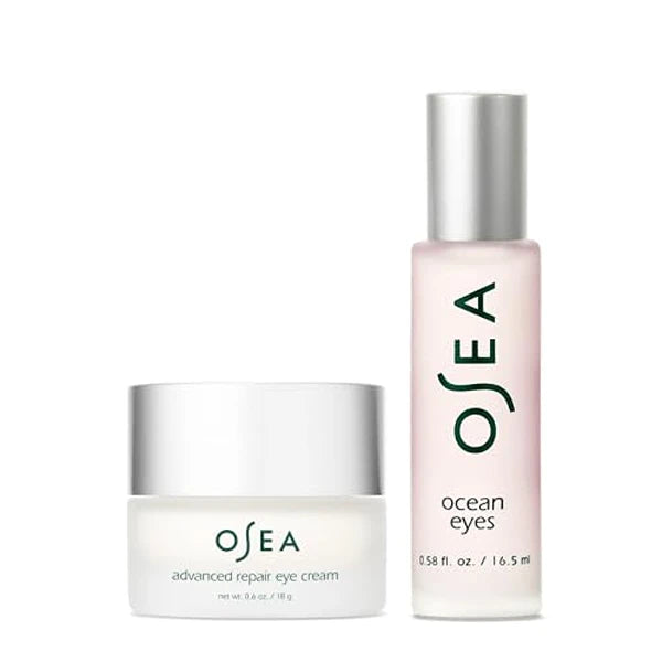 OSEA Eye Care Duo - Ocean Eyes Age-Defying Eye Serum Roller Ball & Advanced Repair Eye Cream
