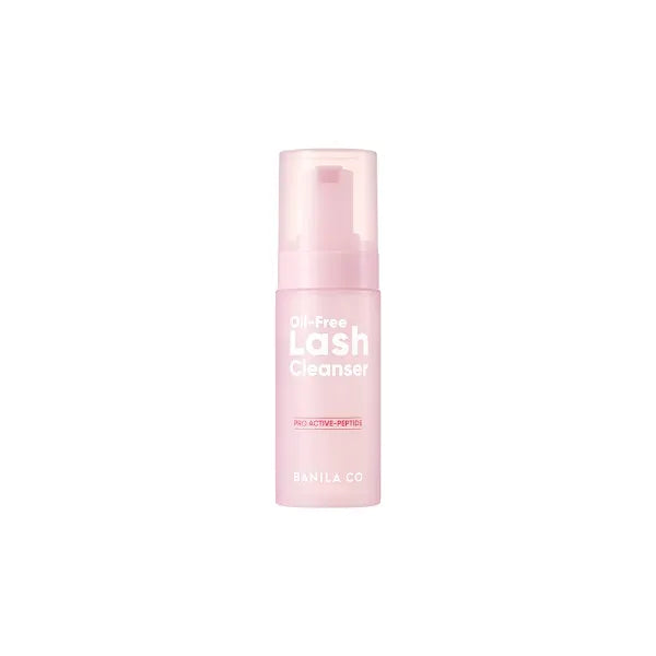 BANILA CO Clean It Zero Oil Free Lash Cleanser Tear Free Gentle Eyelash Shampoo for Extensions & Natural Lashes Tear Free, Vegan Foam with Peptides