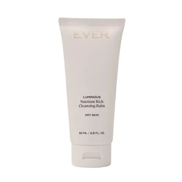 EVER Luminous Nutrient-Rich Cleansing Balm – Vitamin C & Sesame Oil Waterless Facial Cleanser to Remove Makeup, Dirt & Impurities – Nourishing Balm for Dry, Normal & Sensitive Skin, 2.8 fl oz