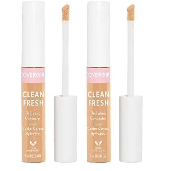 COVERGIRL Clean Fresh Hydrating Concealer, Fair Light, 0.23 Fl Oz (Pack of 2)
