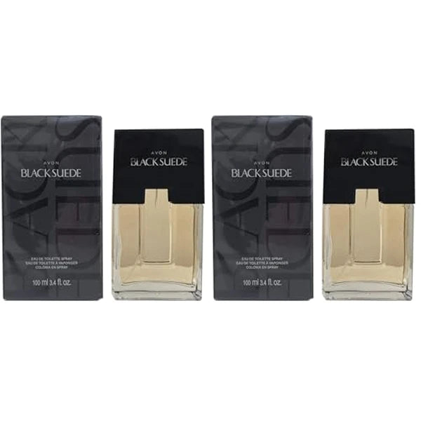 AVON Black Suede Eau de Toilette Spray for Men (Pack of 2)