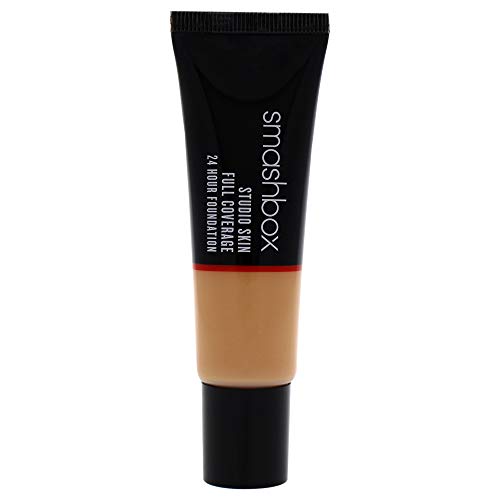 Smashbox Studio Skin 24 Hour Full Coverage Foundation - 2.4 Light-Medium With Warm Peach Undertone For Women 1 Oz Foundation