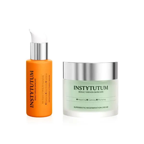 INSTYTUTUM Superbiotic Regenarating Cream & Vitamin C Serum 2-Piece Set
