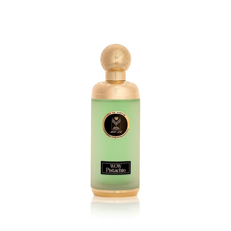 Almas Perfumes Wow Pistachio Eau de Parfum, Unisex, Spray Bottle, 200 ml, Pistachio Vanilla Woody Scent