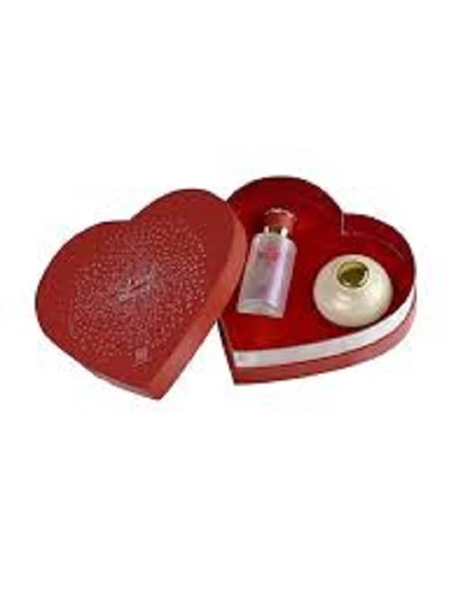 Ahmed Al Maghribi Little Hearts Gift Set | For women giftset | Giftsets | Perfumes | For Womens | Body gel | perfumes (body gel 30ml) (little hearts Perfume 50ml)