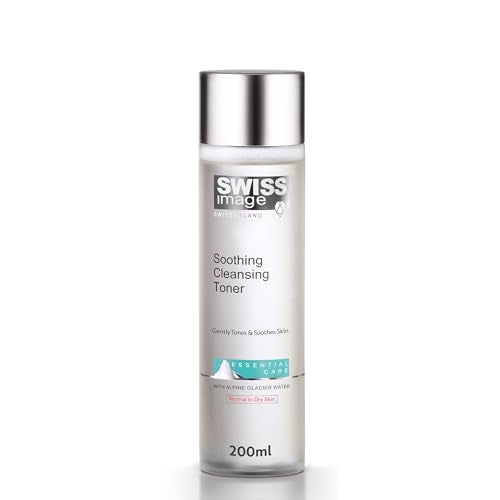 Swiss Image Soothing Cleansing Toner 200 ml| For Normal to Dry Skin, Hydrating & Refreshing Formula, Removes Impurities, Balances pH, Gentle Daily Face Toner| Swiss Made| For Men & Women