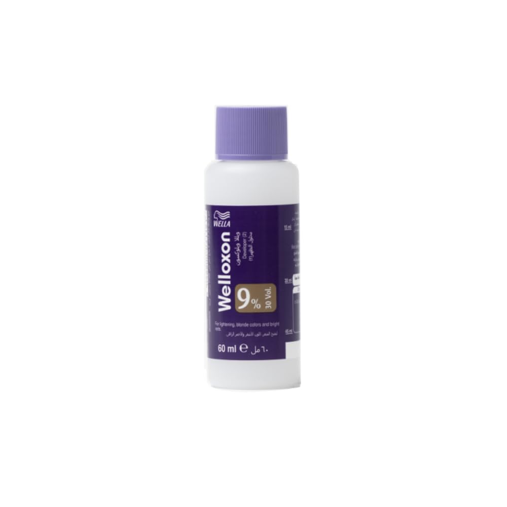 Wella Welloxon Herbal 9% 60ml – Professional Cream Developer for Hair Coloring – Gentle Herbal Formula with 30 Vol