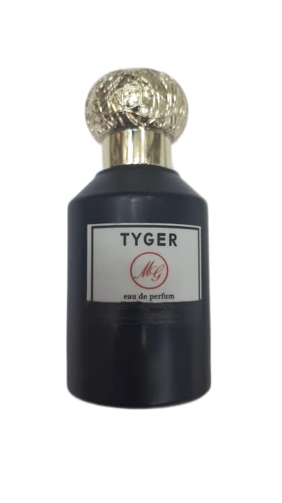 Tyger Eau De Perfum – Vegan, Natural, Gluten and Cruelty Free Perfum - Grapefruit, Ambroxan, Woody Notes – 50 ML