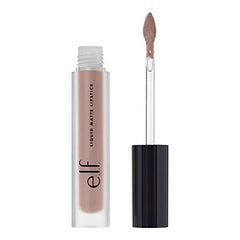 e.l.f. Liquid Matte Lipstick, Long Lasting, Quick-Drying, Smudge-Proof, Nourishes, Conditions, Moisturizes, Tea Rose, Enriched with Vitamin E 3ml