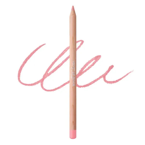 CLIO PROFESSIONAL Wood Velvet Lip Pencil - Long-Lasting Lip Liner, Matte Finish, Sharpenable - 005 SOFT BERRY)