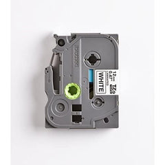 Brother Tze-231 Black On White Label Tape, 12 Mm Size