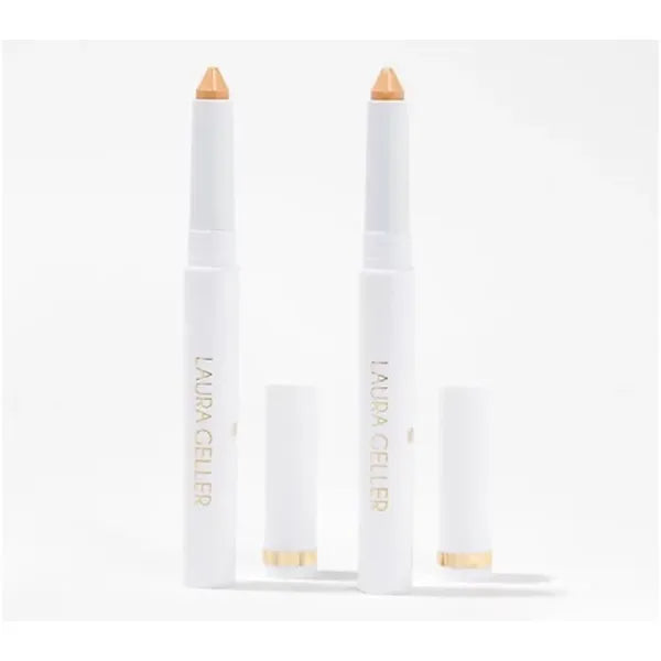 LAURA GELLER NEW YORK Eyelight Brightening Stick Duo Set of 2 0.04 oz each, Beige