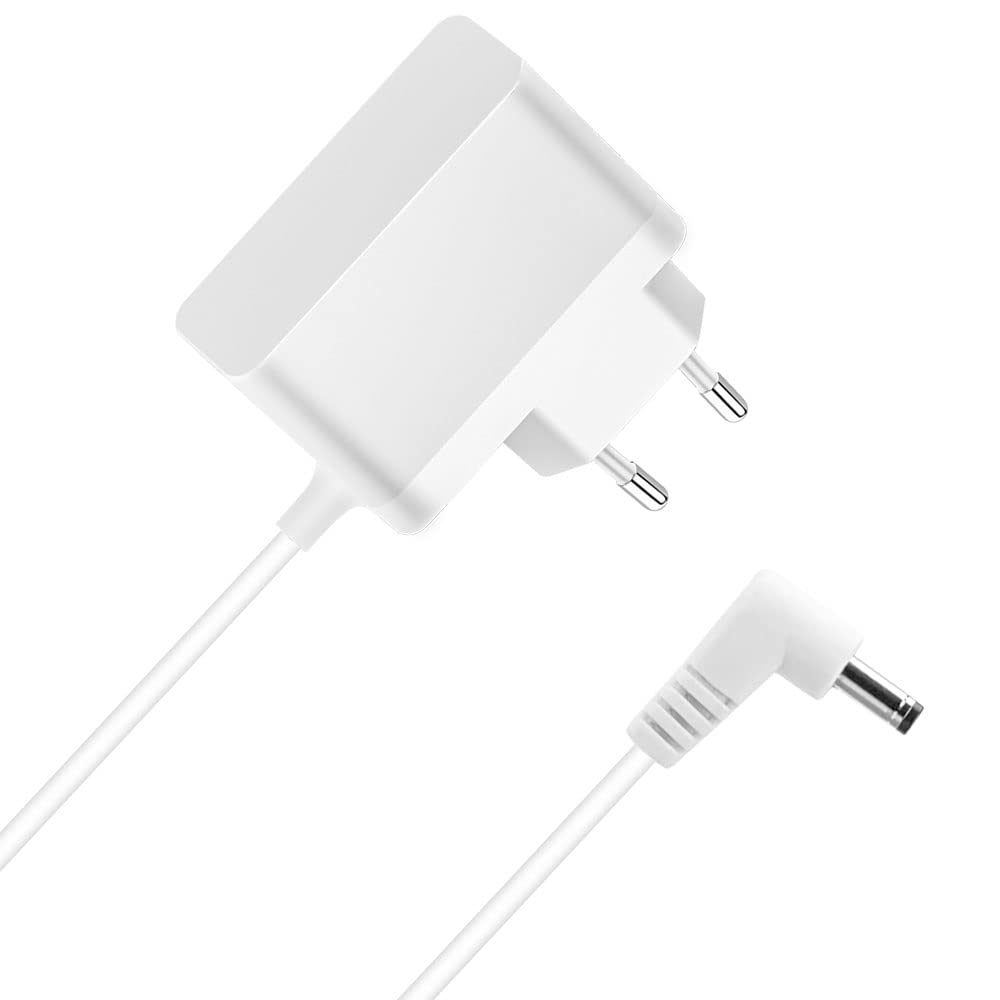 Bouge Charging Cable Compatible with Philips Avent Baby Monitor SCD503/26, SCD501/00, SCD713/26, SCD600, SCD560 DECT Baby Monitor 6V Charger Power Supply (White)