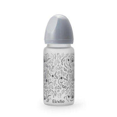 Elodie Details Baby Bottle, Monkey Sunrise Glass Feeding Bottle, Blue