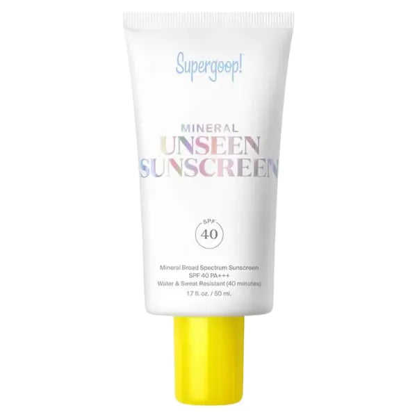 Supergoop! Women's Mineral Unseen Sunscreen SPF 40, 1.7 Fl Oz