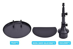 Cup Holder Tray for Car - Enjoy Your Meal and Stay Organized - Adjustable Car Tray Table with Surface, Phone Slot, and 360° Swivel Arm - Car Food Table for Cup Holders Wide (Long)